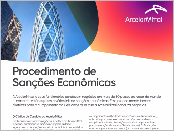 Procedimento de Sanções Econômicas
