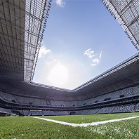 Estrutura de estádio moderno